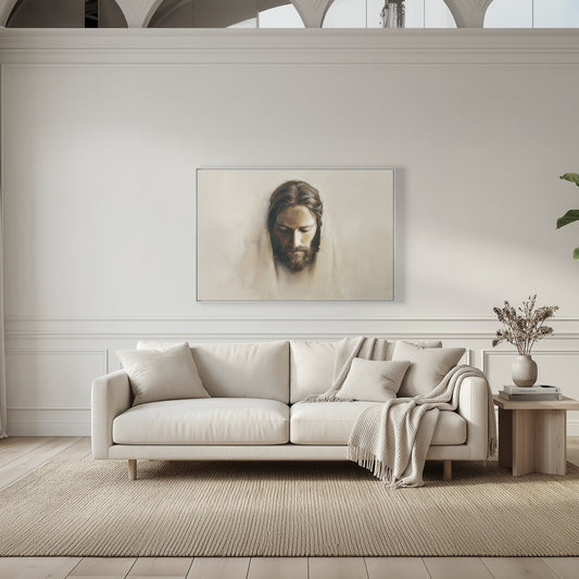 The Reverence of Christ : Framed Canvas