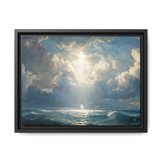 Light of the Tempest : Framed Canvas