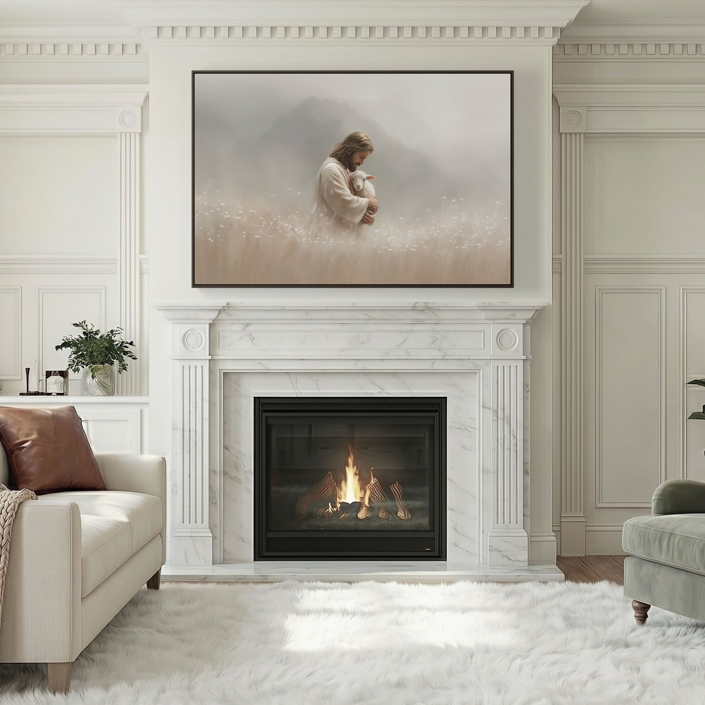 Return to the Fold : Framed Canvas